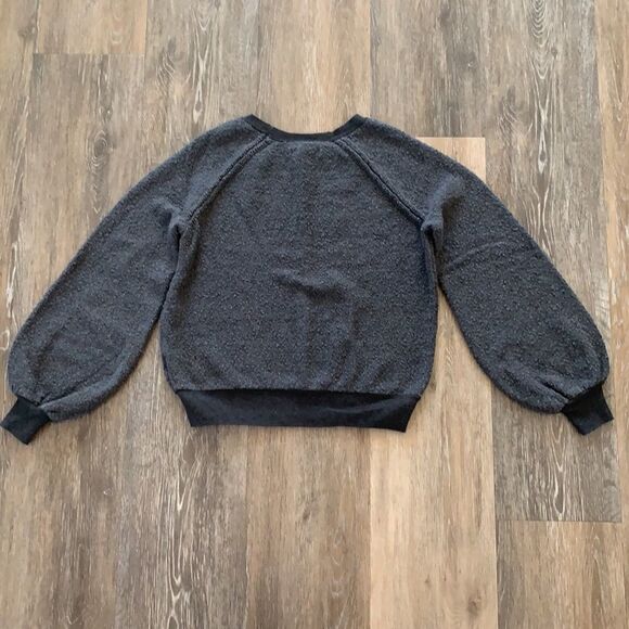 AEO popcorn knit balloon sleeve sweater EUC - Picture 4 of 5